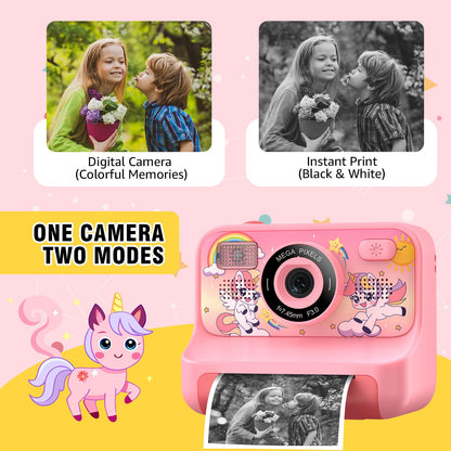 Kids Printing Camera for 3-12 Girls Boys Toddler Christmas Birthday Gifts 🍁 All In One Marketplace Canada