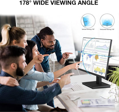 KOORUI 22 Inch Computer Monitor, FHD 1080P VA Desktop Display, 120HZ Ultra Thin Bezel/Eye Care/Ergonomic Tilt, HDMI VGA Ports LED Monitor for PC, VESA Mounting