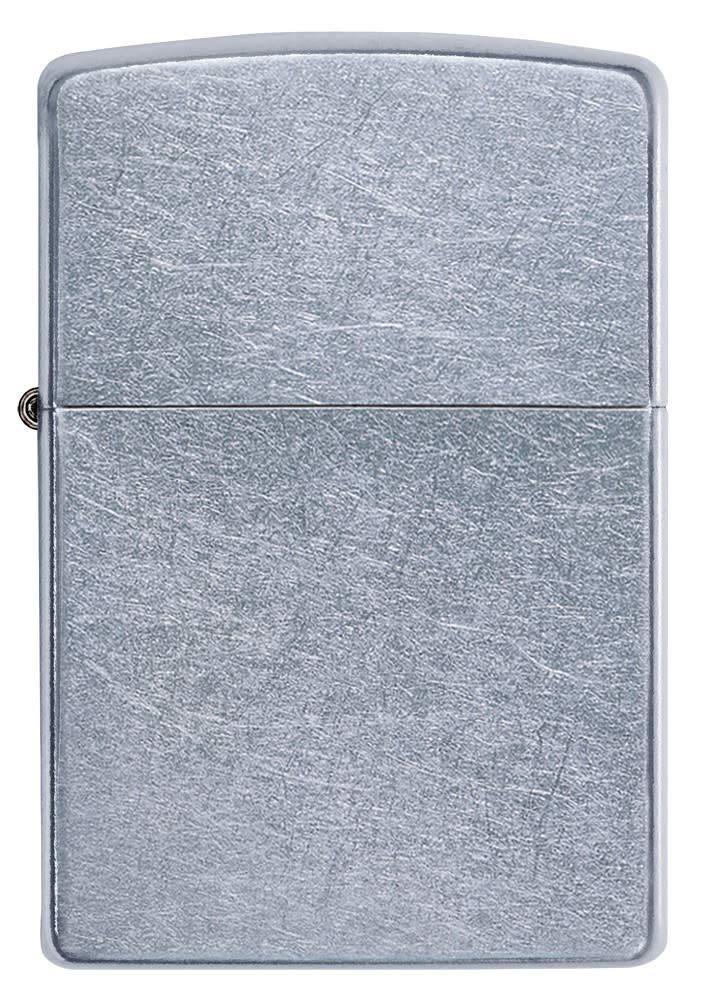 Zippo Street Chrome Pocket Lighter, 5 1/2 x 3 1/2cm, Silver - Available at All In One Marketplace Canada