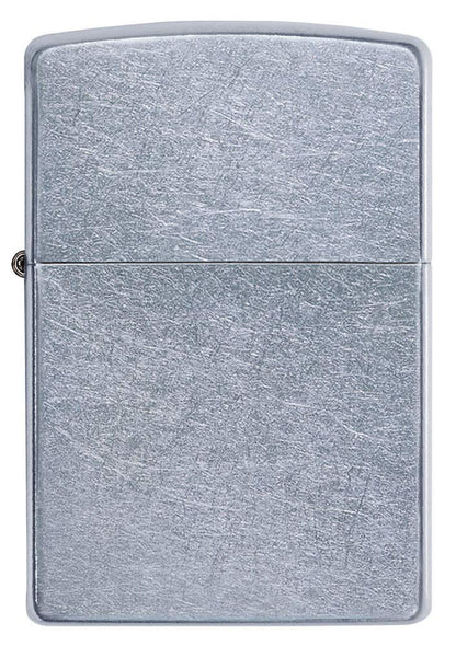 Zippo Street Chrome Pocket Lighter, 5 1/2 x 3 1/2cm, Silver - Available at All In One Marketplace Canada