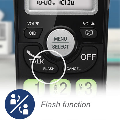 VTech VG101-11 Cordless Phone with Full Duplex Speakerphone and Caller ID/Call Waiting (Black) 🍁 All In One Marketplace Canada