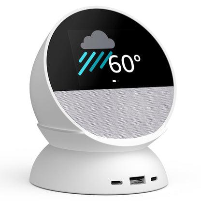 All-New, Made for Amazon Stand with USB-C and USB-A Charging Ports for Echo Spot (2024 Release)