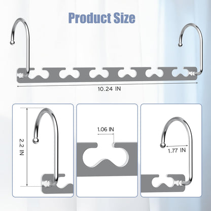 Space Saving Hangers, Magic Closet Organizer for Winter Coats & Spring Seasonal Storage, Heavy Duty Hanger Rack Holds 30Lbs, Apartment Dorm Small Closet Essentials, 8 Pack 🍁 All In One Marketplace Canada