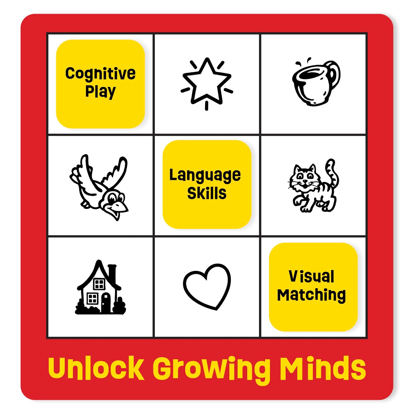 ThinkFun Zingo - Bingo with a Zing - Award-Winning Preschool Game - Encourages Language & Matching Skills Development - Fun Family Board Game for Boys and Girls Ages - 4 & Older - Available at All In One Marketplace Canada