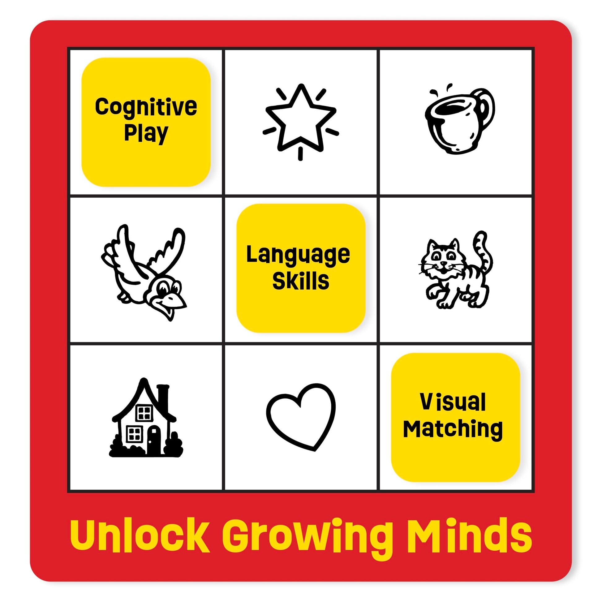 ThinkFun Zingo - Bingo with a Zing - Award-Winning Preschool Game - Encourages Language & Matching Skills Development - Fun Family Board Game for Boys and Girls Ages - 4 & Older - Available at All In One Marketplace Canada