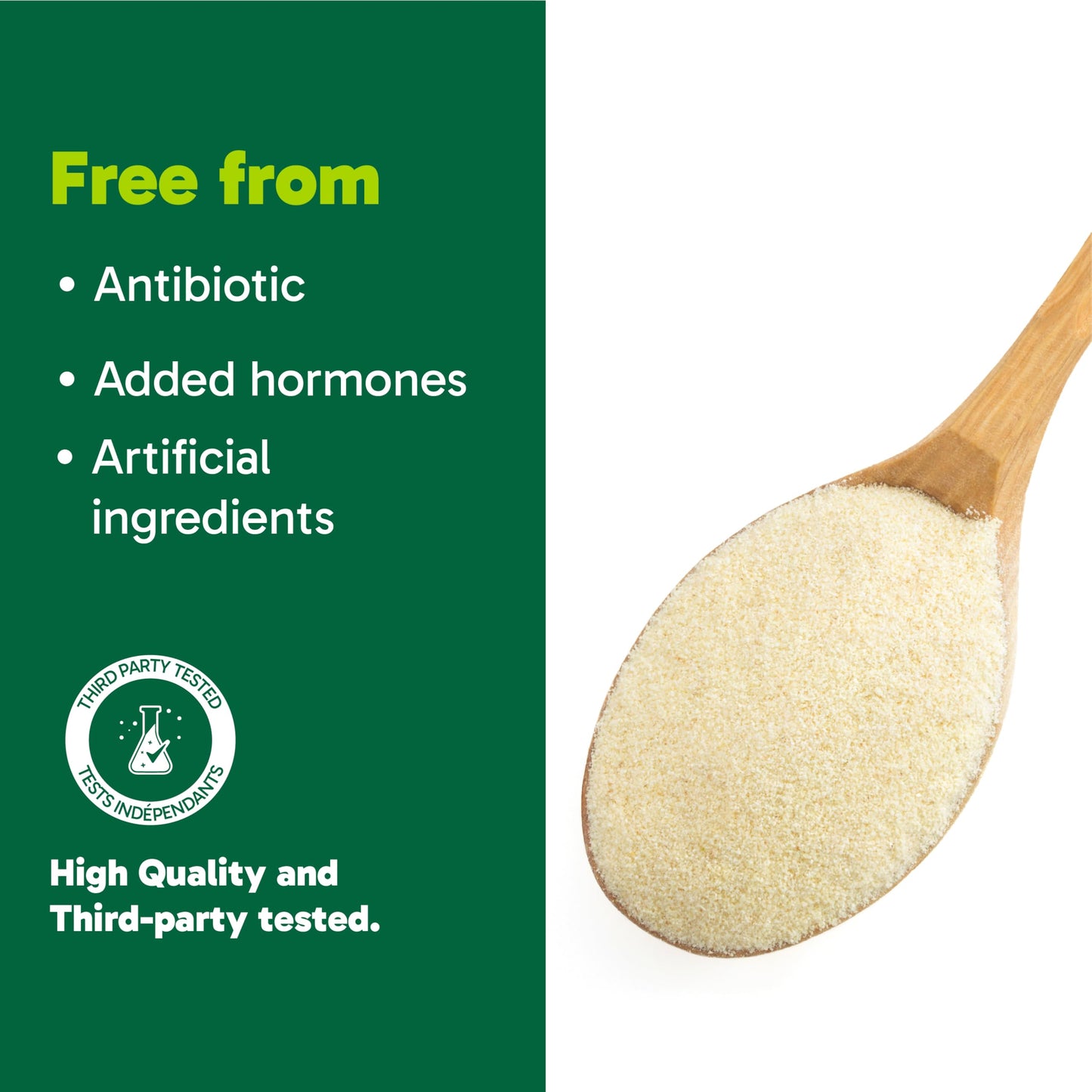 Organika Canadian-Made Bovine Gelatin (Unflavoured) - Collagen With 18 Amino Acids for Healthier Skin, Hair, Bones and Gut | Grass-Fed Source - 250g - Available at All In One Marketplace Canada