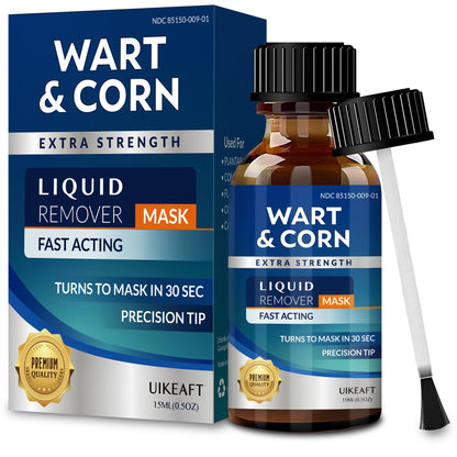 Fast-Acting Wart Corn Remover: Salicylic Acid Treatment for Feet Toe - Maximum Strength Liquid for Plantar Wart Corn Removal Men and Women - Available at All In One Marketplace Canada