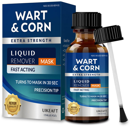 Fast-Acting Wart Corn Remover: Salicylic Acid Treatment for Feet Toe - Maximum Strength Liquid for Plantar Wart Corn Removal Men and Women - Available at All In One Marketplace Canada