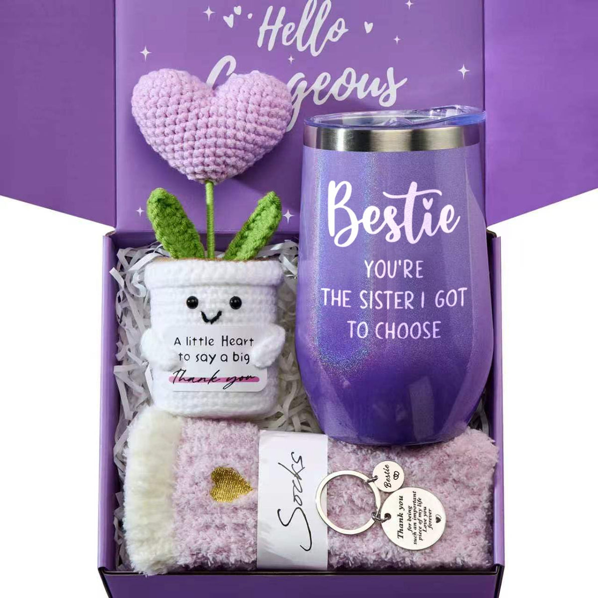 Best Friend Gifts for Women, Birthday, Christmas Gifts for Friends, Purple 🍁 All In One Marketplace Canada