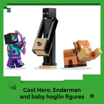 LEGO Minecraft Nether & End Portal Journey Building Toy for Boys & Girls - Video Game Playset & Toy Figures for Kids, Ages 7+ - W/Cool Hero Minifigure - Gift Idea for Birthdays - 21584 - Available at All In One Marketplace Canada