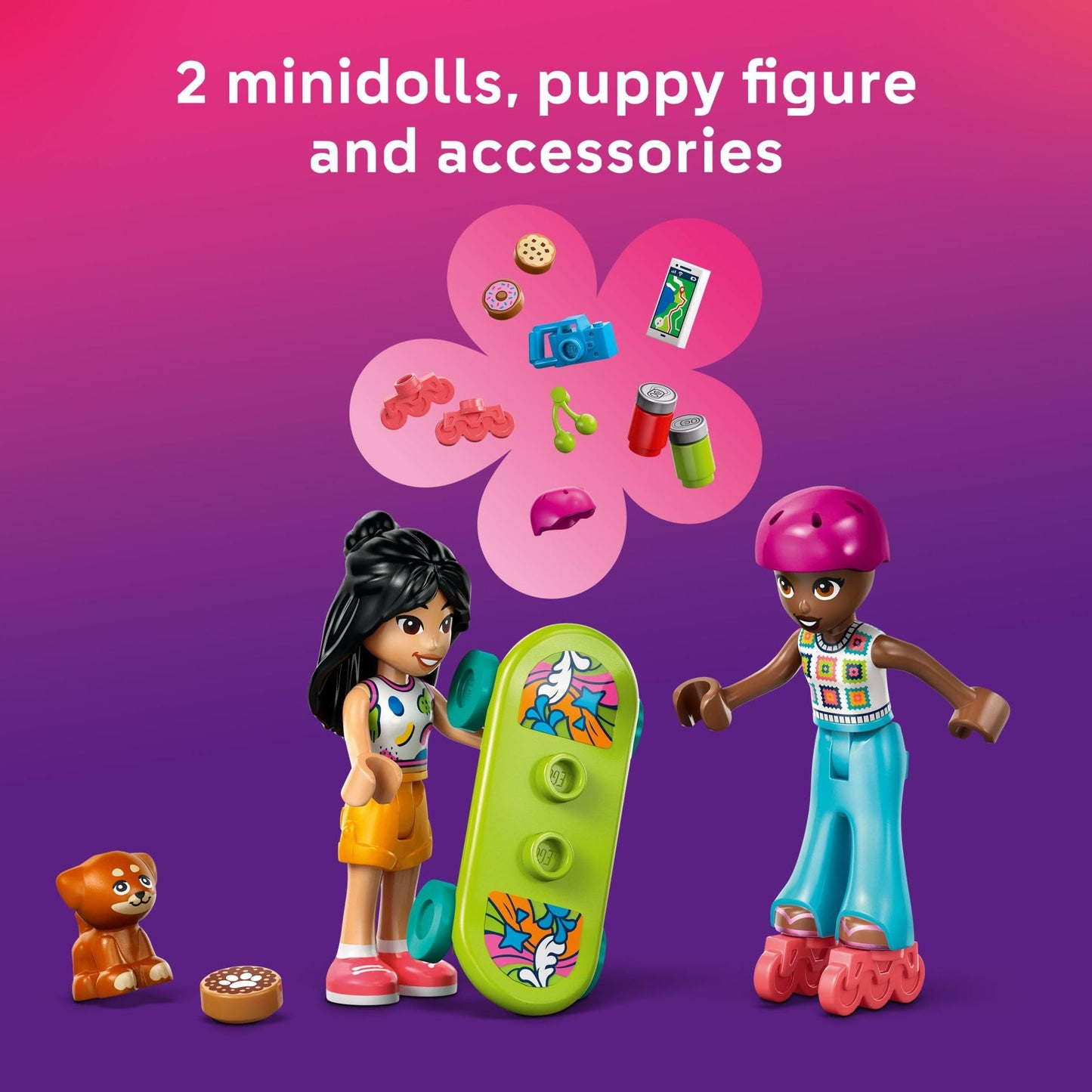 LEGO Friends Friendship Road-Trip Travel Car Toy - Buildable Storytelling Playset with Pretend Play Toys and Puppy Figurine - Fun Birthday Gift Idea for Girls & Boys, Ages 6+ - 42659 LEGO