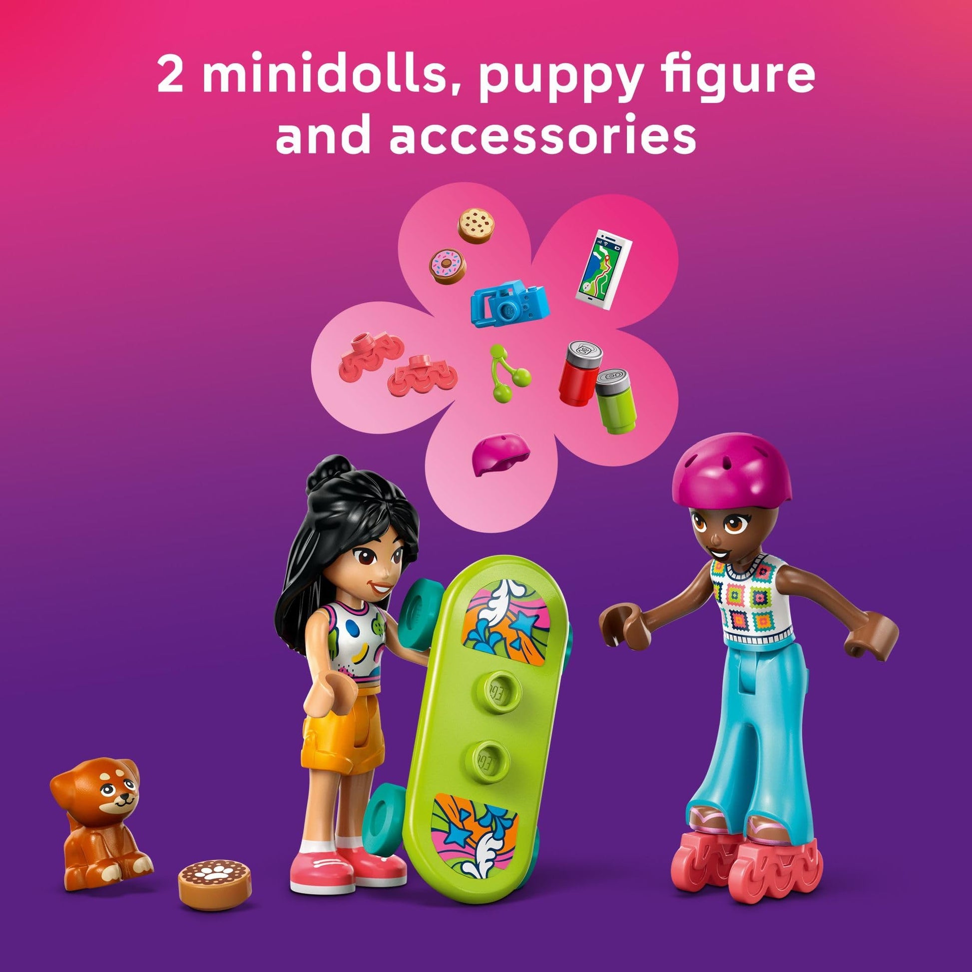 LEGO Friends Friendship Road-Trip Travel Car Toy - Buildable Storytelling Playset with Pretend Play Toys and Puppy Figurine - Fun Birthday Gift Idea for Girls & Boys, Ages 6+ - 42659 LEGO