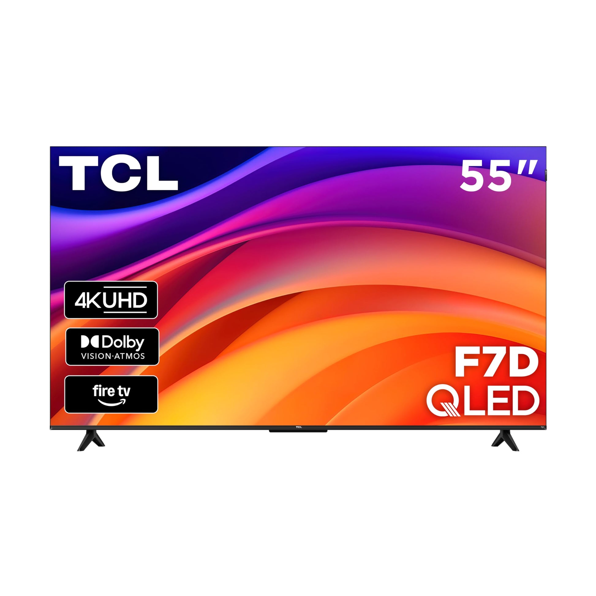 TCL 55" F7D Class 4K UHD HDR QLED Smart TV with Fire TV – 55F7D