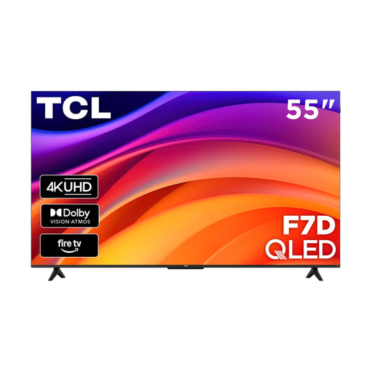 TCL 55" F7D Class 4K UHD HDR QLED Smart TV with Fire TV – 55F7D