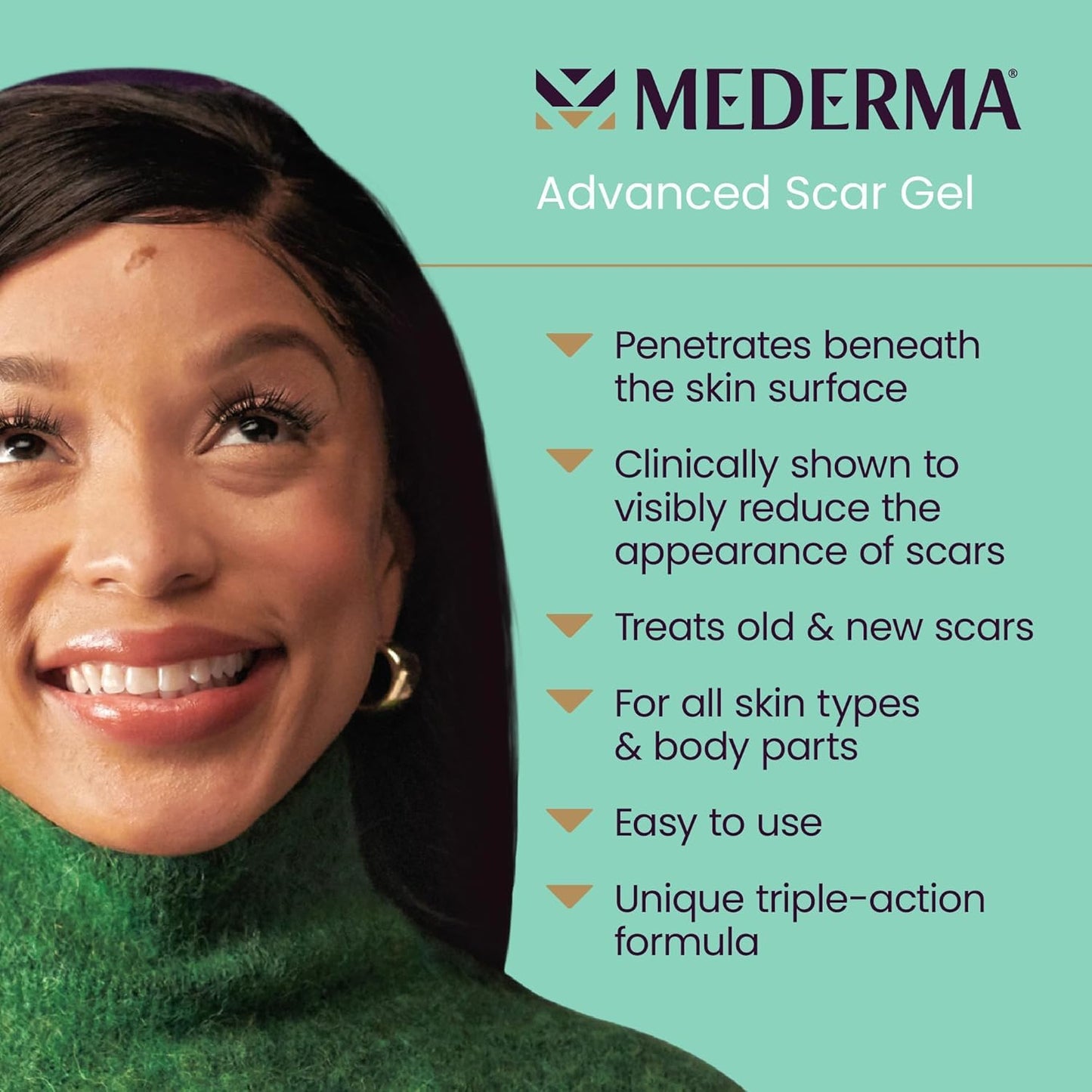 Mederma Advanced Scar Gel, Treats Old and New Scars, Reduces the Appearance of Scars from Acne, Stitches, Burns and More, 20 ml - Available at All In One Marketplace Canada