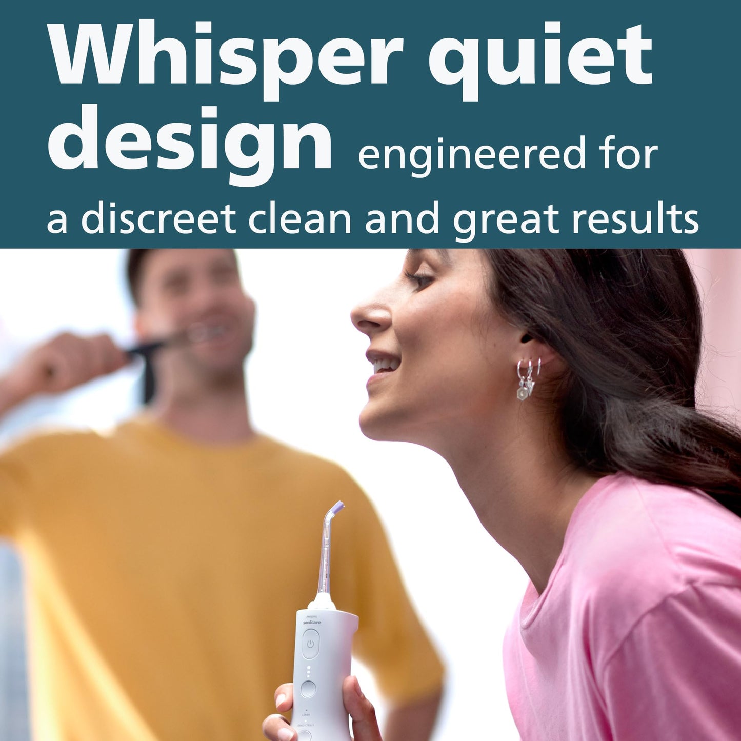 Philips Sonicare Power Flosser 3000 Cordless, Oral Irrigator Quad Stream technology and whisper quiet, White, HX3826/21 🍁 All In One Marketplace Canada