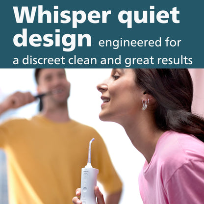 Philips Sonicare Power Flosser 3000 Cordless, Oral Irrigator Quad Stream technology and whisper quiet, White, HX3826/21 🍁 All In One Marketplace Canada