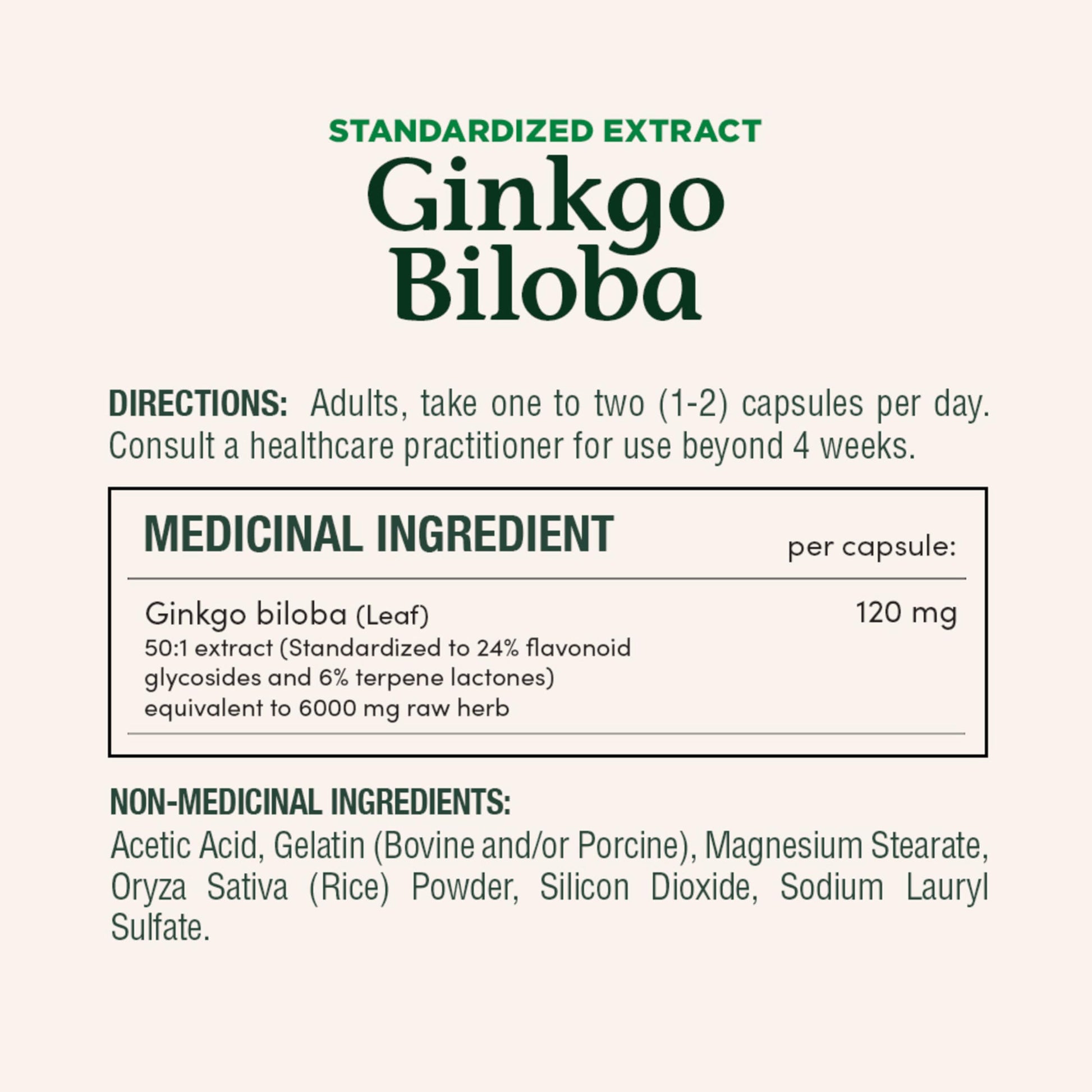 NATURE'S BOUNTY Gingko Biloba, 120 mg, Value Size, Helps to Enhance Cognitive Function, 180 Capsules, 78.5 g - Available at All In One Marketplace Canada