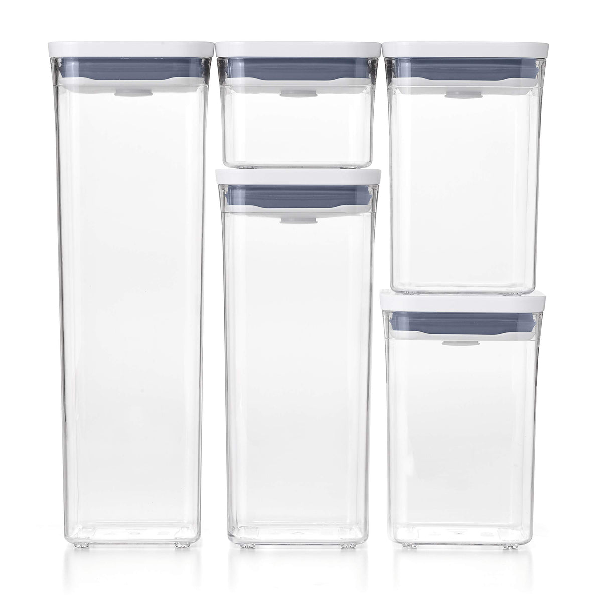 OXO 11235900 Good Grips 5 Piece POP Container, Set, White