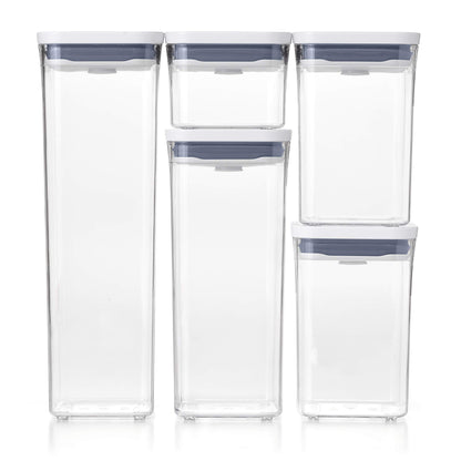 OXO 11235900 Good Grips 5 Piece POP Container, Set, White
