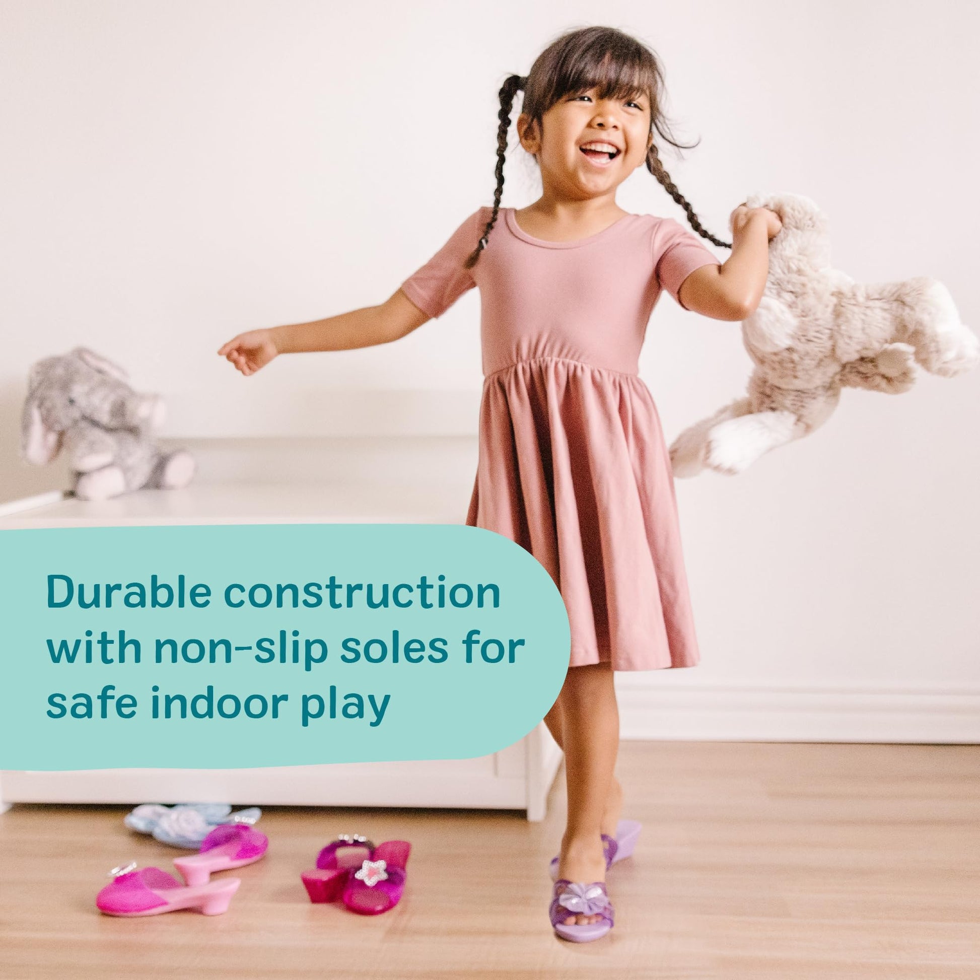 Melissa & Doug Step in Style 4-Pair Dress-Up Shoes Play Set Melissa & Doug