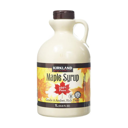 Kirkland Signature Pure Grade A Dark Amber Maple Syrup, 1L