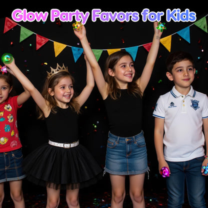 24PCS LED Light Up Fidget Spinner Rings Birthday Party Bag Fillers Glow Party Favors Bulk for Kids 4-8 8-12, Goodie Treat Bag Stuffers Pinata Fillers Carnival Prizes Classroom Treasure Box Toys - Available at All In One Marketplace Canada