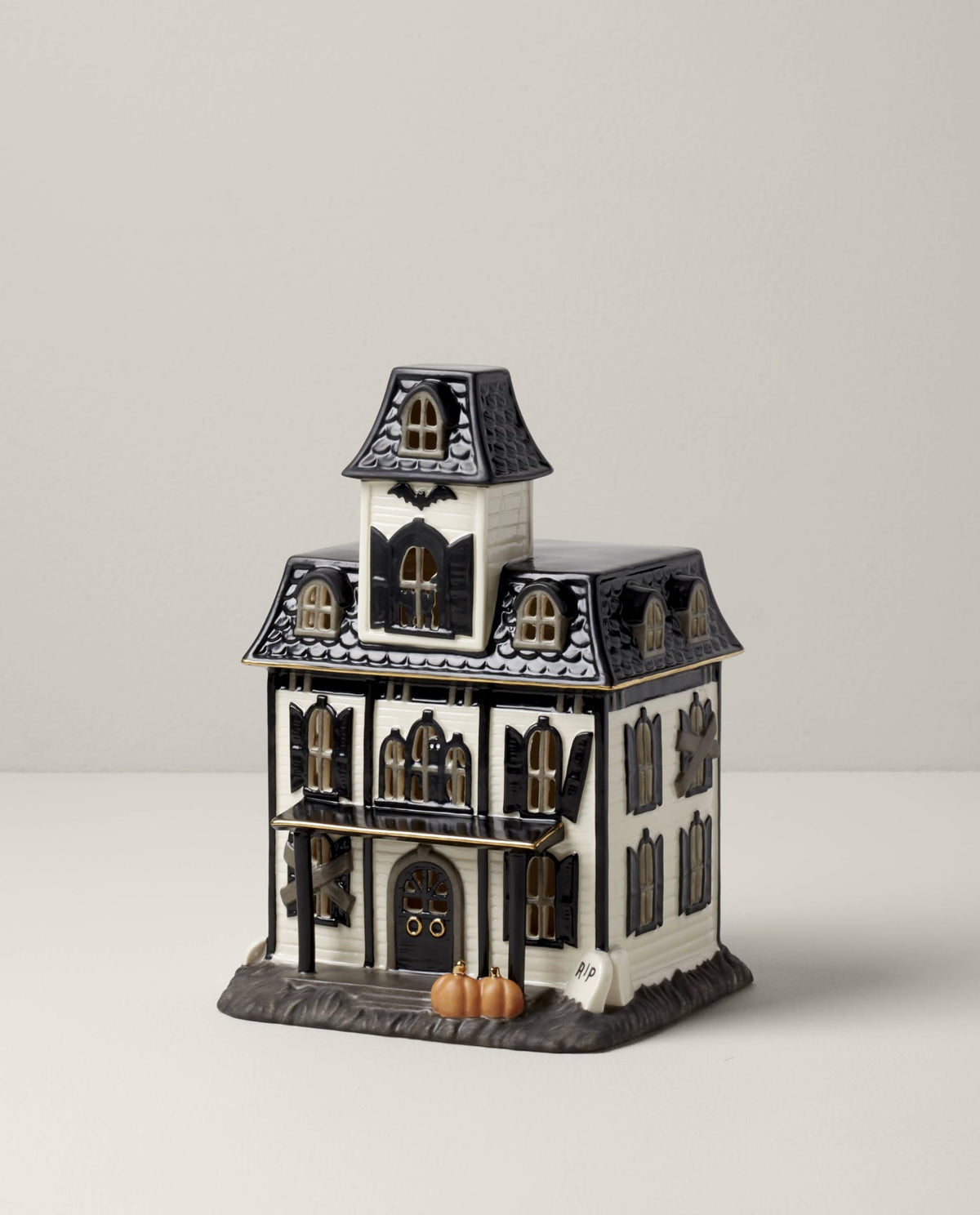Lenox Vintage Halloween Light-Up House Figurine