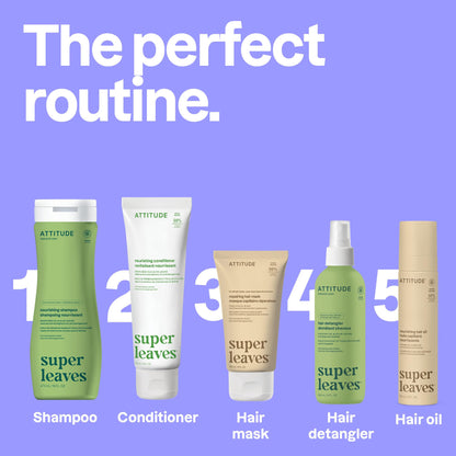 ATTITUDE Repairing Hair Mask, Made in Canada, Nourishes and Improves Hair's Appearance, Fabulous Oils Blend, Abyssinian Oil, Argan Oil, Shea Butter, Vegan Hair Care, Pink Argan, 150 mL ATTITUDE