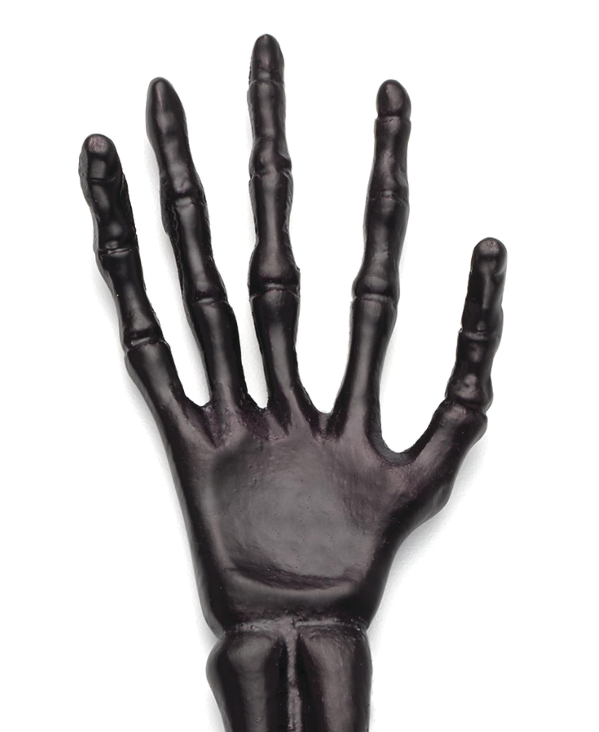 Ensemble de couverts Oneida, service à salade 2 pièces Vintro Halloween squelette noir satiné, ensemble d'ustensiles de cuisine en aluminium, pinces, noir, décoration d'Halloween pour l'intérieur, service à salade (2 pièces, 12 pouces)
