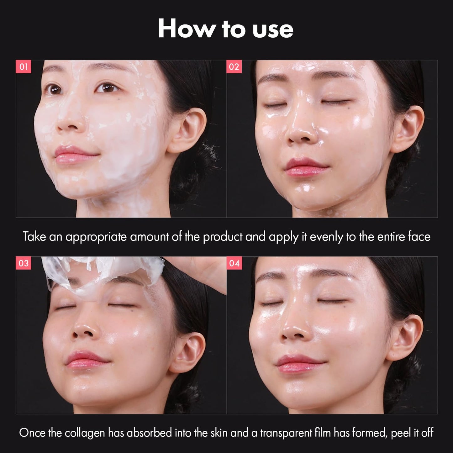 TOSOWOONG Real Collagen Fit, Hydrolyzed Collagen Wrapping Mask, Peel Off Facial Mask for elasticity, Hydrating, Glow, Glass Skin, Face Moisturizer, Self Care, Korean Skin Care, 50ml, 1.69 fl. oz. - Available at All In One Marketplace Canada