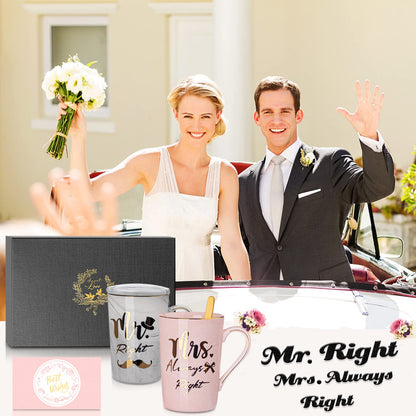 Biching Mr Right and Mrs Always Right Couples Mugs Gifts Set for Wedding 🍁 All In One Marketplace Canada