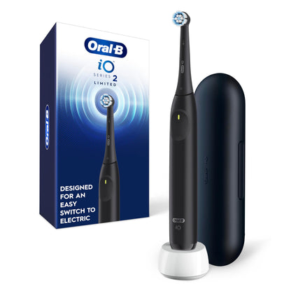 Oral-B iO2 Electric Toothbrush, for an Easy Switch to Electric, Night Black, Rechargeable Electric Toothbrushes, iO Series 2 Limited with 1 Power Toothbrush, 1 Brush Head, and 1 Travel Case 🍁 All In One Marketplace Canada