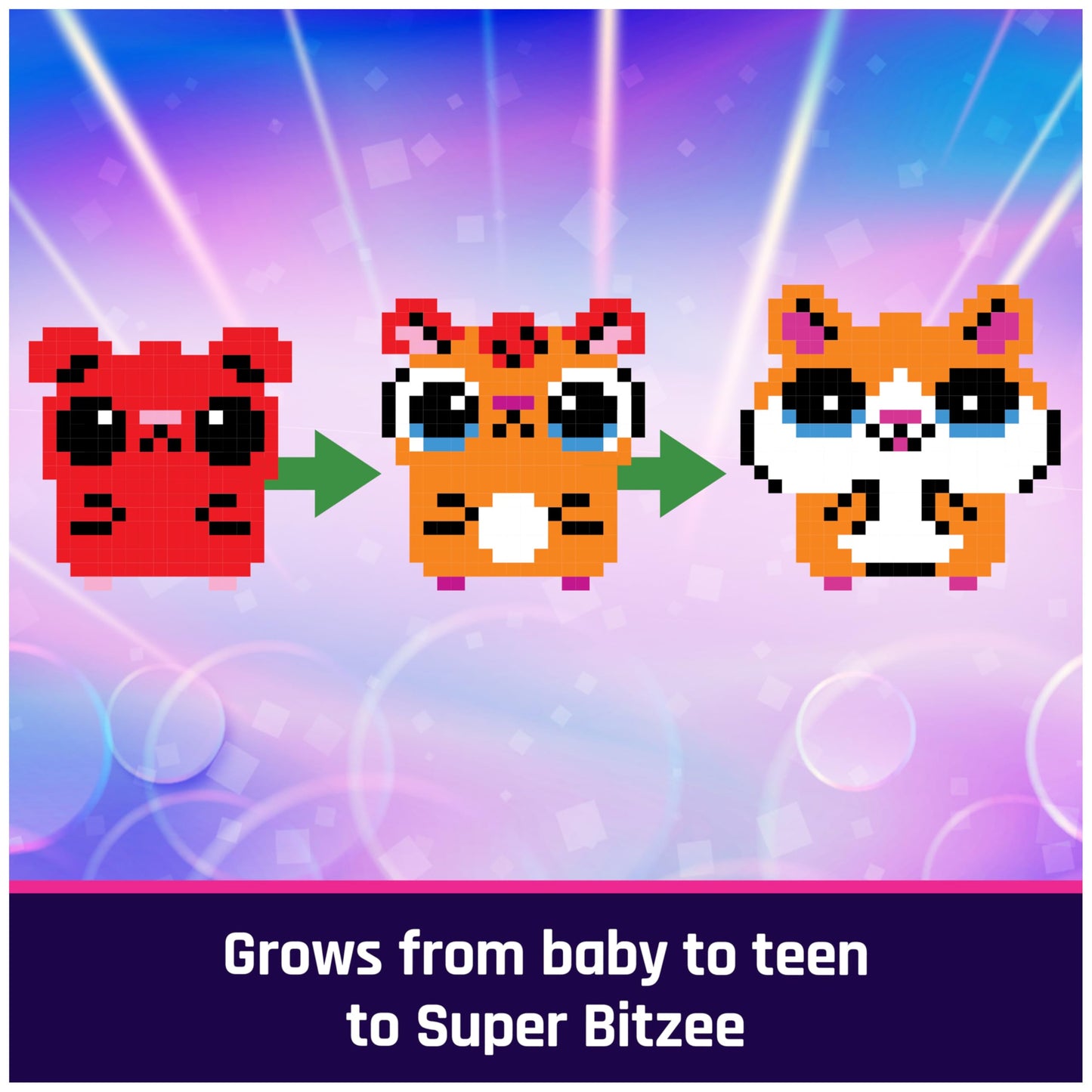 BITZEE, Hamster Ball Interactive Toy Hamster with Over 20 Hamsters Inside, Rolls & Reacts to Touch, Digital Pet Girls Toys & Boys Toys for Ages 5 and up Bitzee