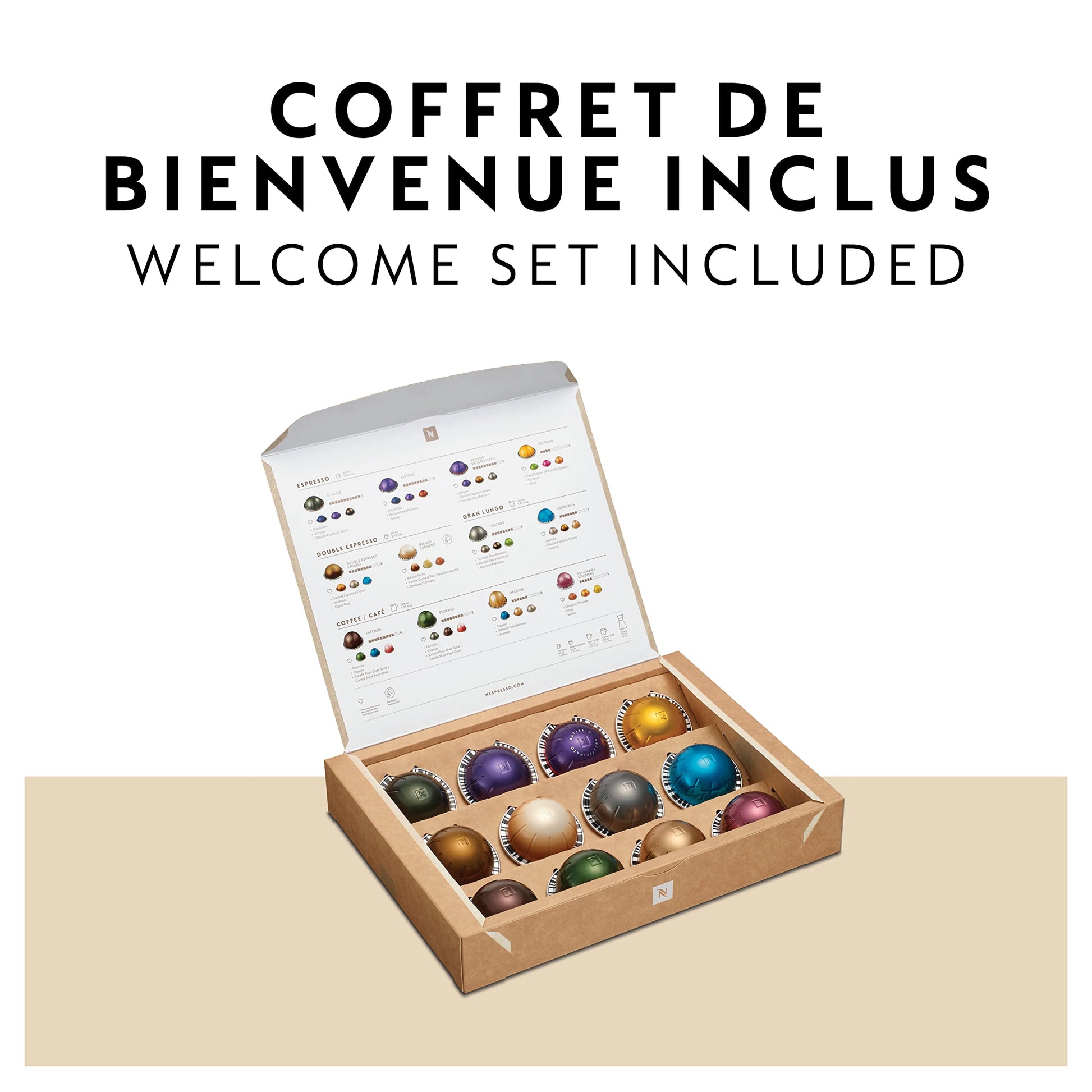 Nespresso Vertuo Next Premium Single Serve Coffee and Espresso Machine by Breville, Classic Black - Available at All In One Marketplace Canada