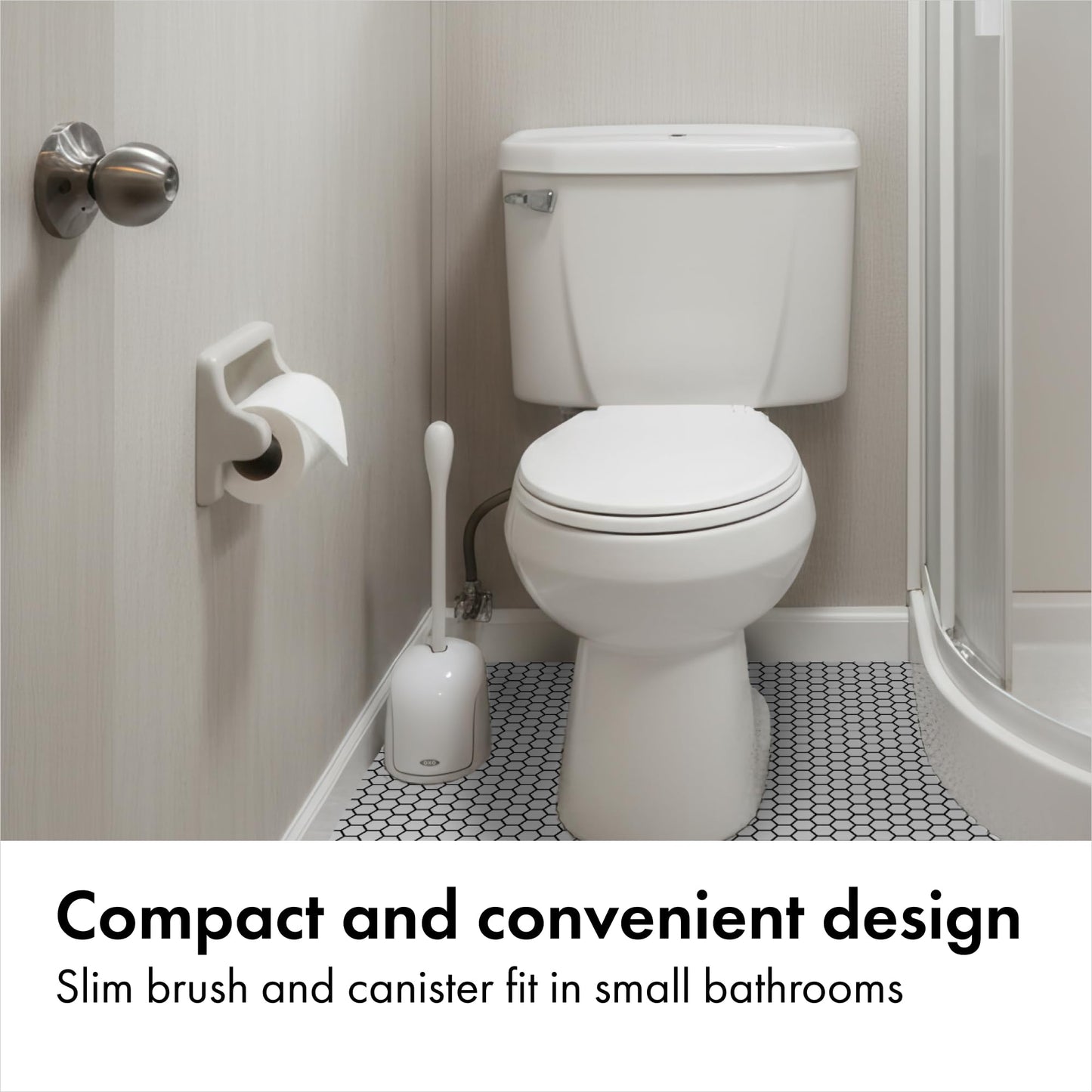 OXO Good Grips Hideaway Compact Toilet Brush OXO