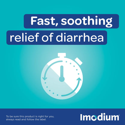 Imodium Complete Antidiarrheal and Gas Relief Caplets with Loperamide Hydrochloride, Simethicone, 40 Ct - Available at All In One Marketplace Canada