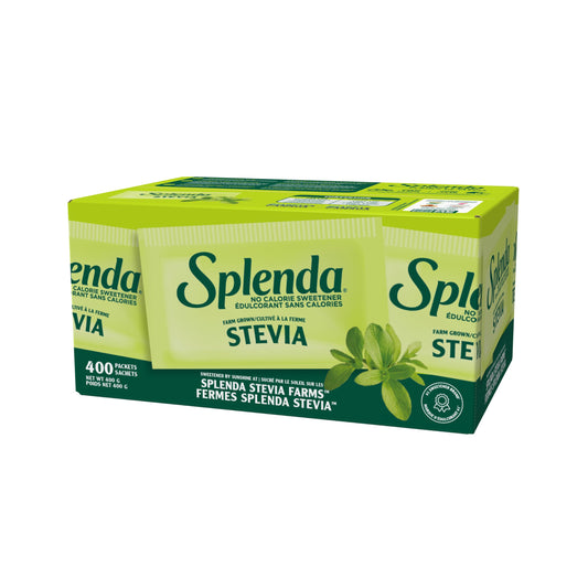 SPLENDA Stevia Zero Calorie Sweetener - 400 Individual Packets