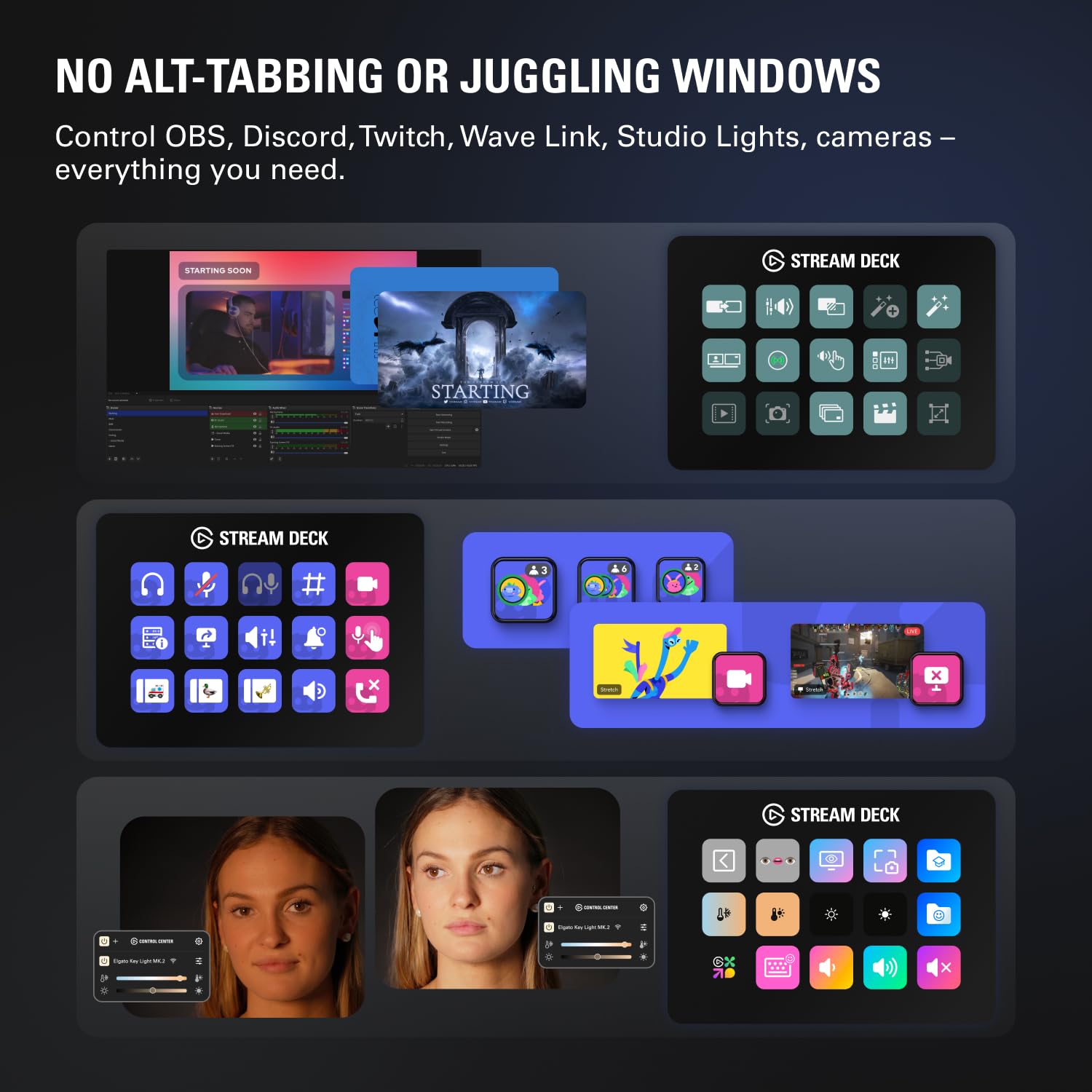 Elgato Stream Deck MK.2 Studio Controller, 15 Macro Keys Elgato