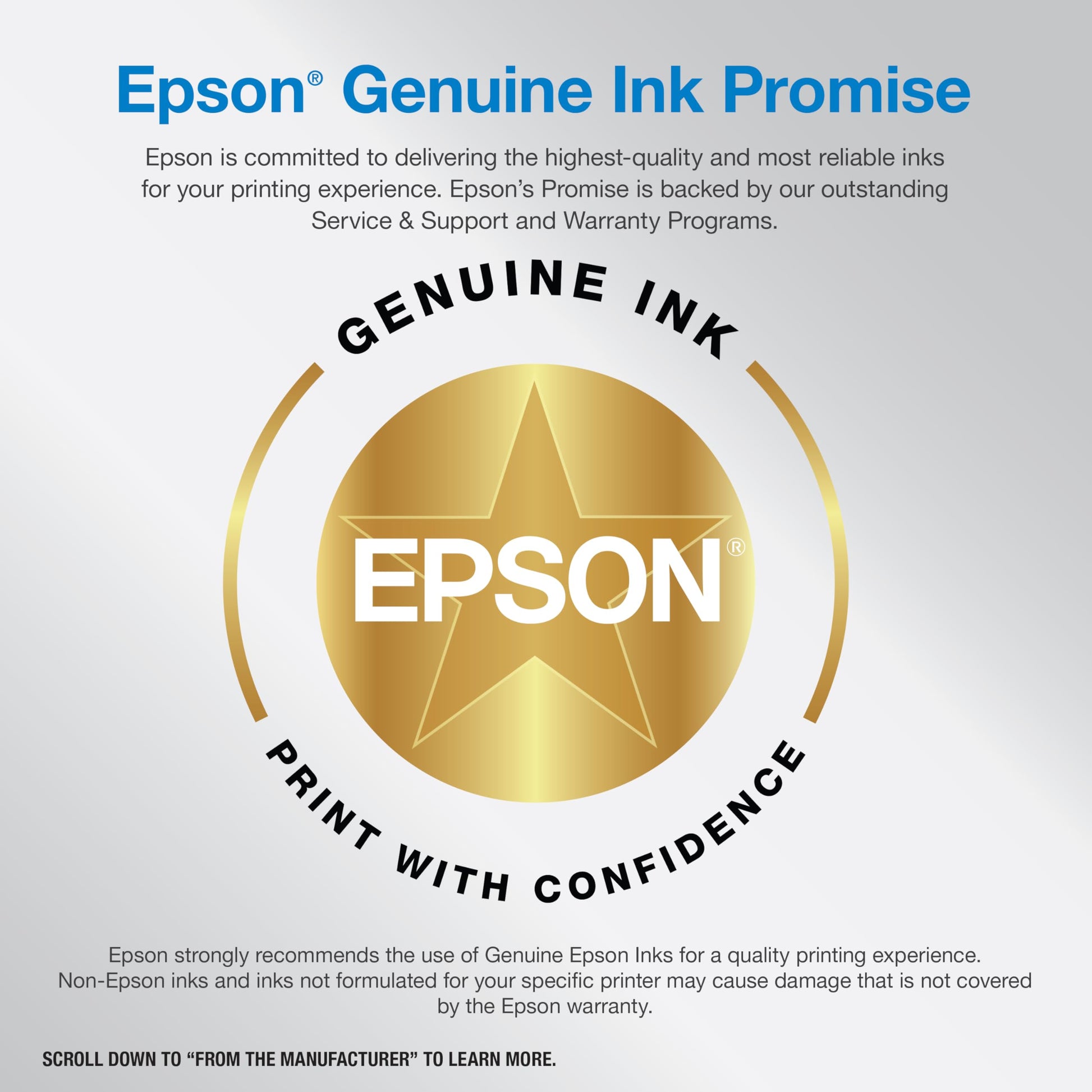 Epson EcoTank ET-4950 Wireless Color All-in-One Supertank Printer - Black Epson