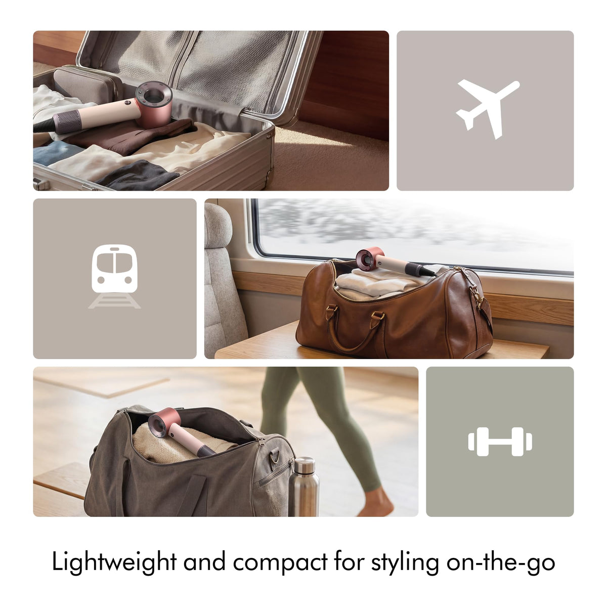 Dyson Supersonic Travel™ hair dryer (Ceramic pink/Rose gold)