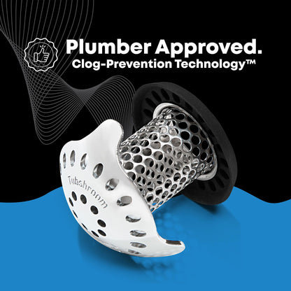 TubShroom Ultra Revolutionary Bath Tub Drain Protector Hair Catcher/Strainer/Snare Stainless Steel 🍁 All In One Marketplace Canada