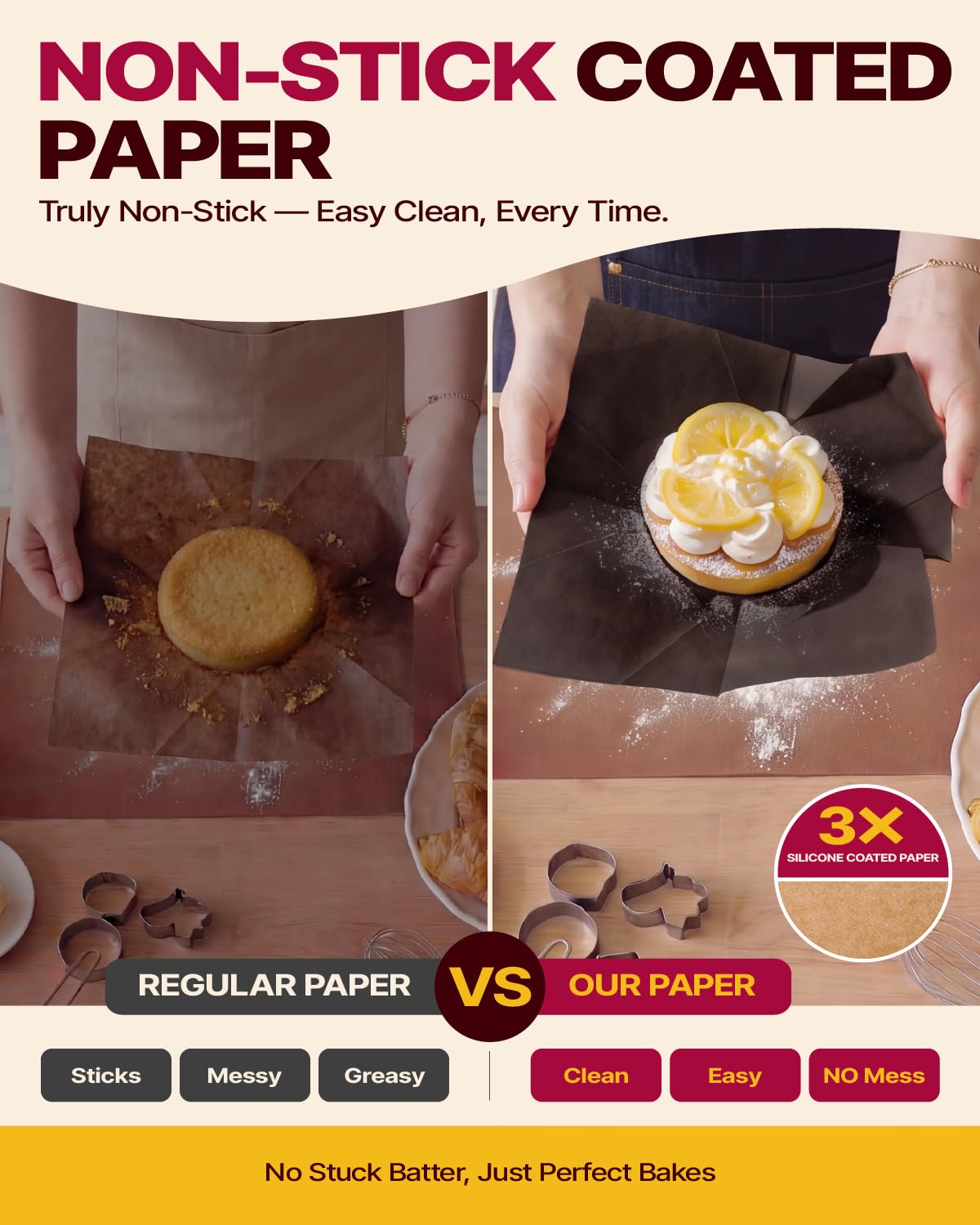Katbite Tulip Cupcake Liners 200PCS, Muffin Baking Cupcake Liners Holders, Baking Cups, Cupcake Wrapper for Party, Wedding, Birthday, Christmas Cupcake Liners 🍁 All In One Marketplace Canada