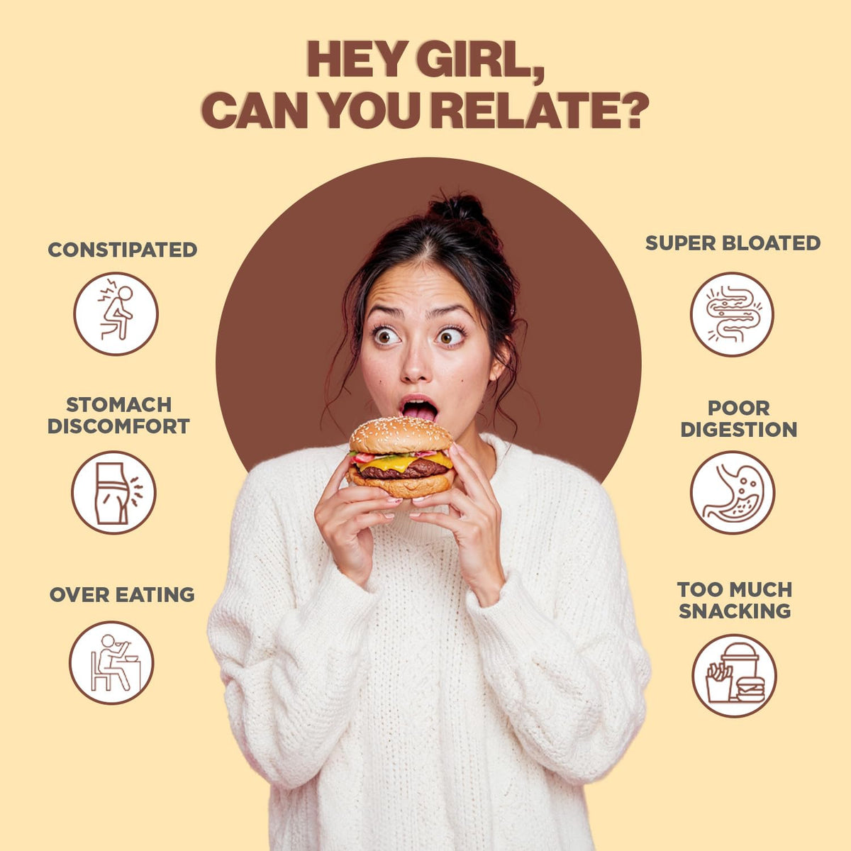 Hey Girl Detox Cleanse Tea - Mint Chocolate Flavor Herbal Tea | Cleansing Tea with Senna Leaf and Peppermint Tea - 20 Tea Bags 🍁 All In One Marketplace Canada