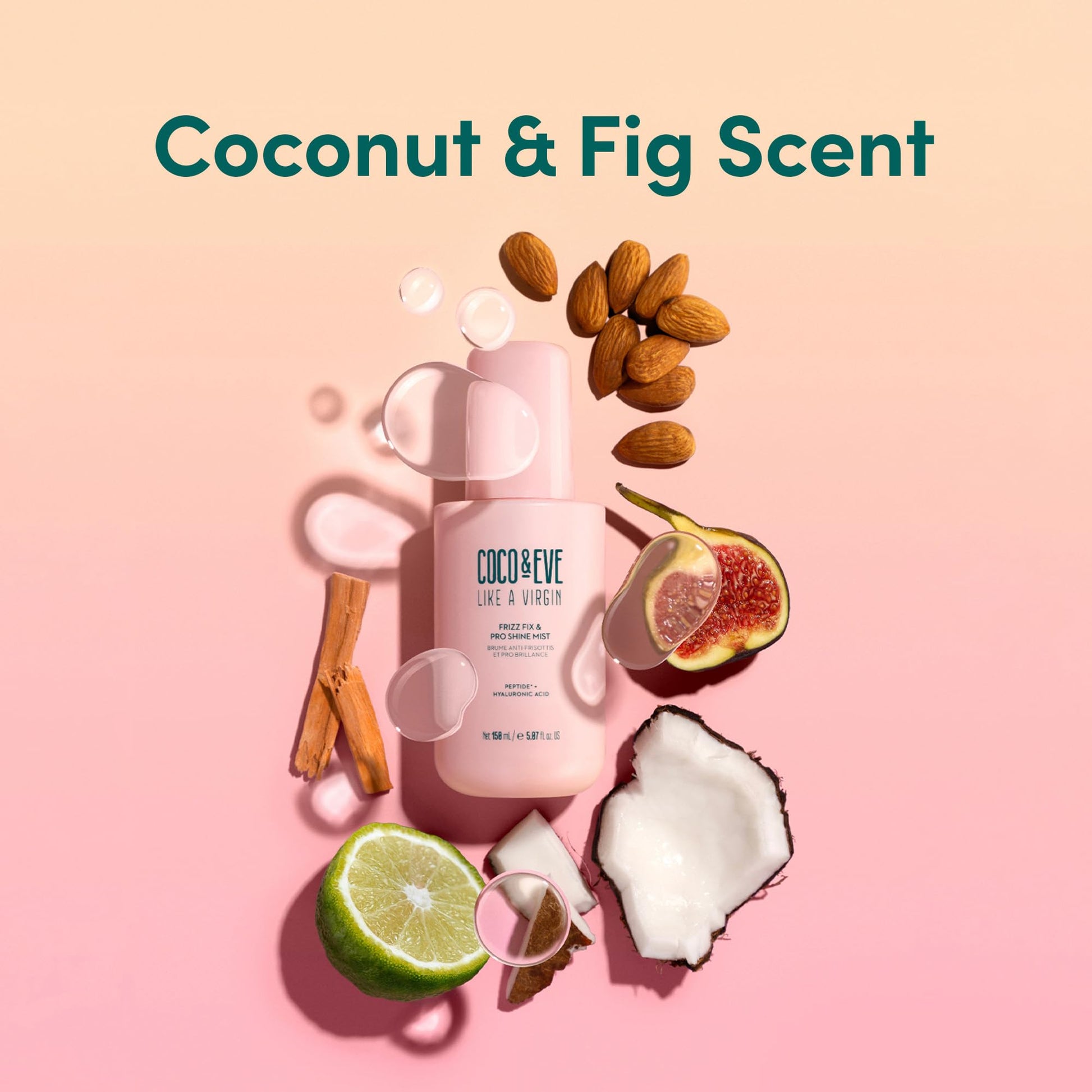 Coco & Eve Frizz Fix & Pro Shine Mist - 72H Frizz Control & Instant Shine | Lightweight Heat Protectant | Moisturizing, Smoothing, Detangling Spray | For Damaged Hair & All Hair Types (5.07 fl oz) - Available at All In One Marketplace Canada