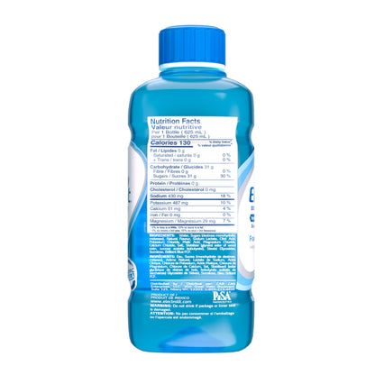 Electrolit Hydration Beverage & Recovery Drink w/Electrolytes, 625ml - Pack of 12- BLUE RASPBERRY