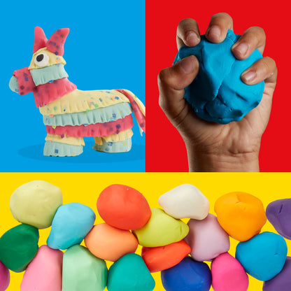 Play-Doh Ultimate Color Collection 65-Pack of Modeling Compound Christmas Stocking Stuffers,1-Oz Cans - Sapphire, Sparkle, Confetti, Metallic & Color Burst (Amazon Exclusive) Play-Doh