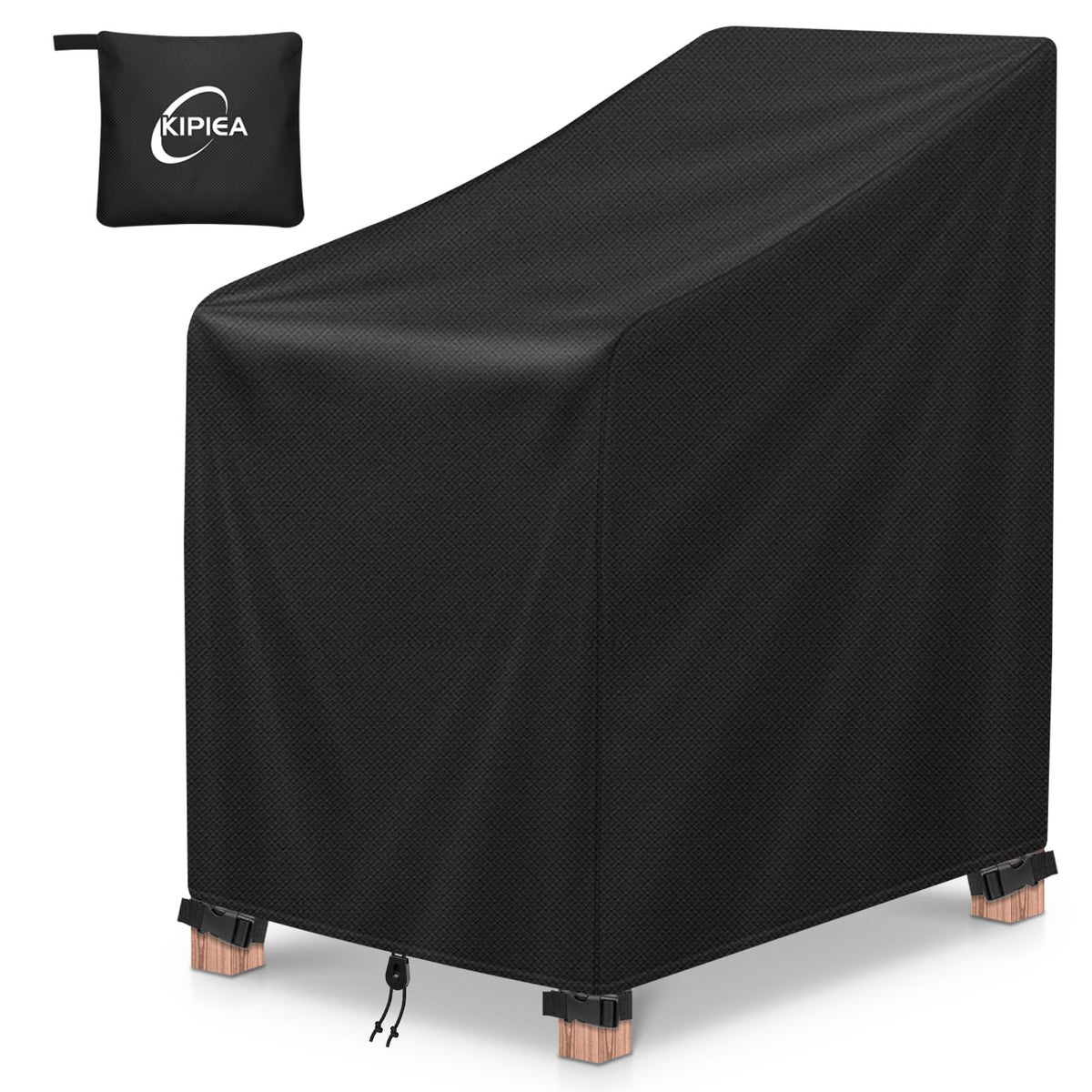 Kipiea 600D Patio Chair Covers Waterproof Winter 2 Pack - Heavy Duty Lawn Outdoor Furniture Chair Covers with Anti UV and No Tears, No Fading (29"W x 30"D x 31"H) 🍁 All In One Marketplace Canada