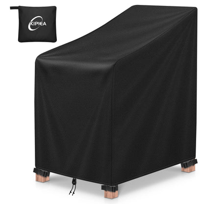 Kipiea 600D Patio Chair Covers Waterproof Winter 2 Pack - Heavy Duty Lawn Outdoor Furniture Chair Covers with Anti UV and No Tears, No Fading (29"W x 30"D x 31"H) 🍁 All In One Marketplace Canada