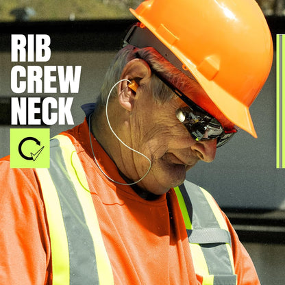 Pioneer High Vis Shirt for Men - Safety T-shirt - Class 2